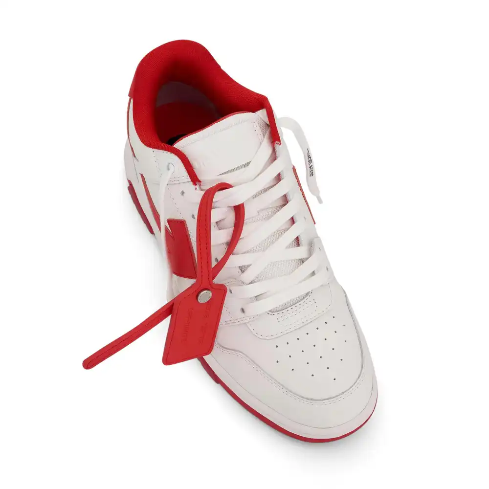 Off-White Out Of Office Low White Red foto 2