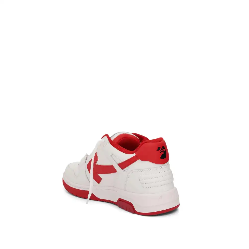 Off-White Out Of Office Low White Red foto 3