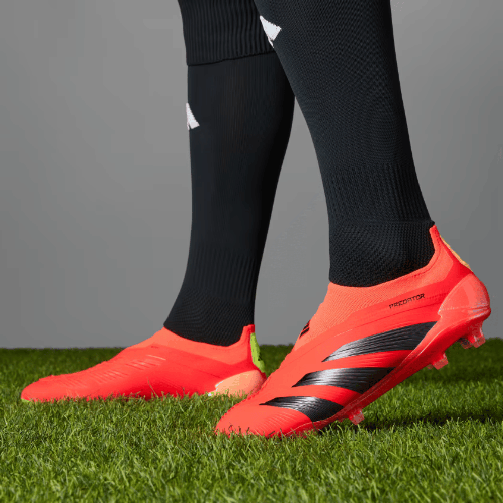 Chuteira adidas Predator Elite Laceless Campo Solar Red - Droper