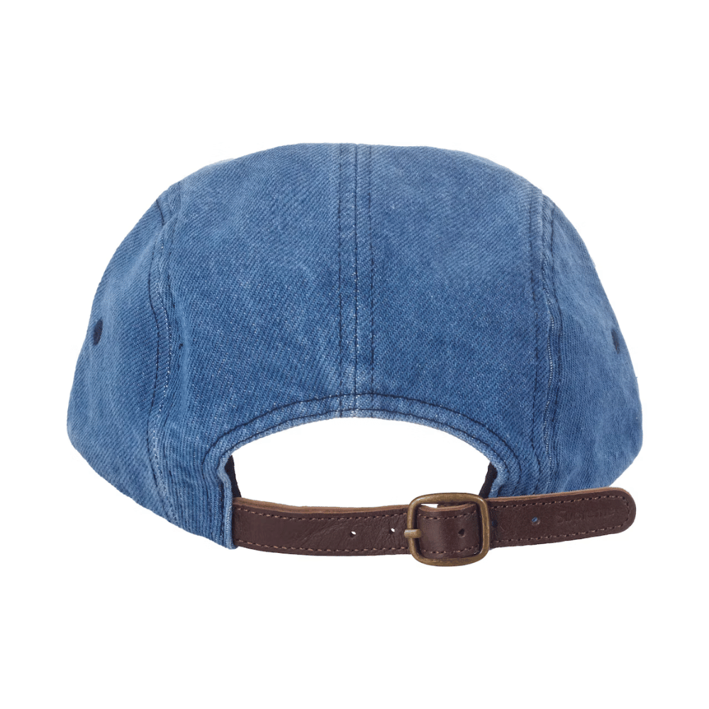 Boné Supreme Washed Chino Twill Camp Denim - Droper