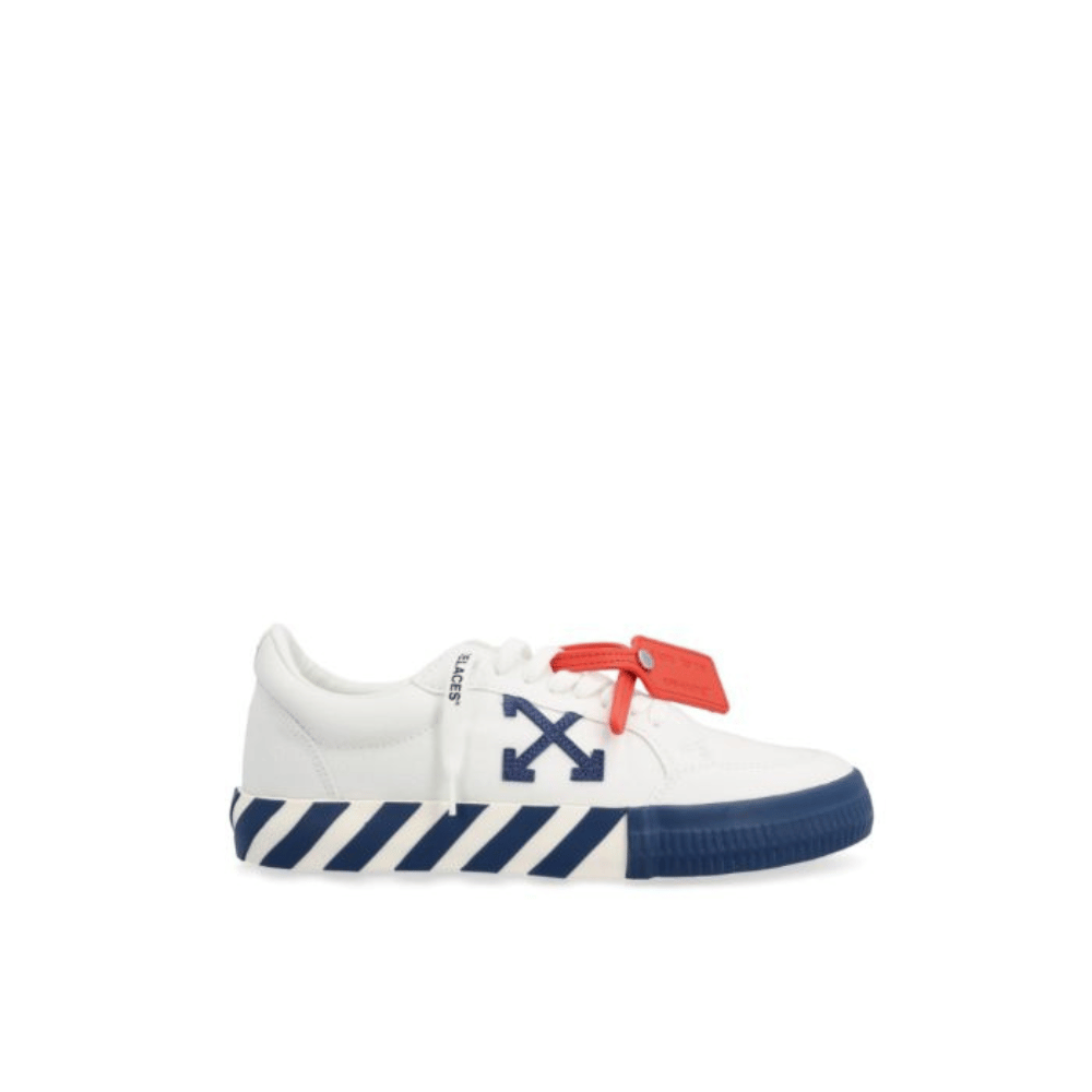 Off-White Vulcanized Low White Blue Canvas foto 1