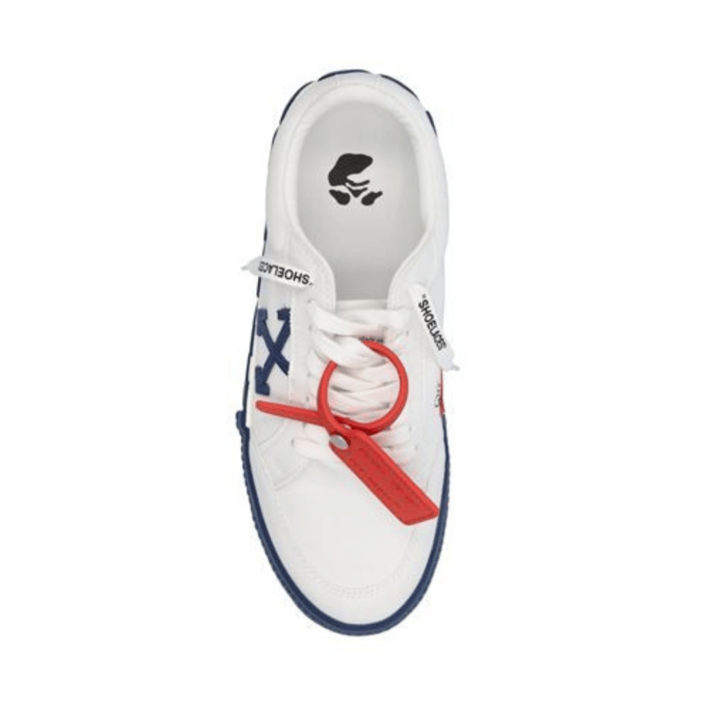 Off-White Vulcanized Low White Blue Canvas foto 2