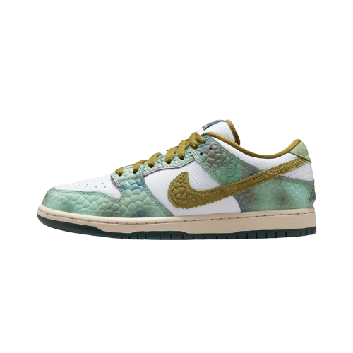 Alexis Sablone x Nike SB Dunk Low Pro White and Pacific Moss