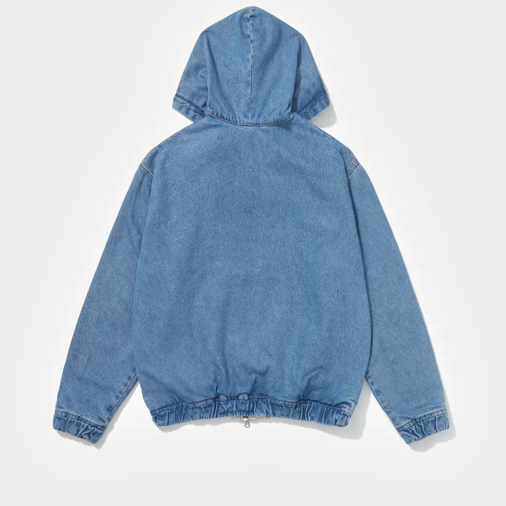 Imagem Jaqueta Piet Washed Denim Hooded