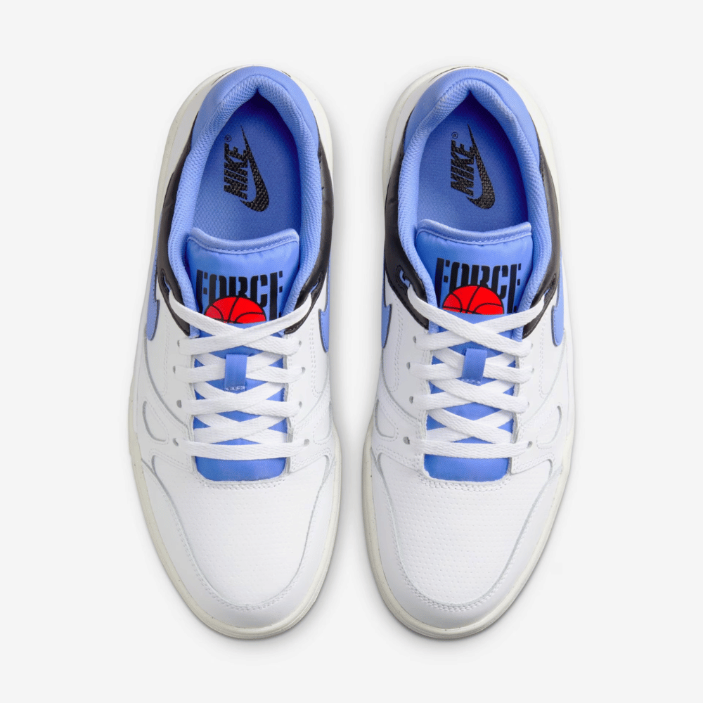 Nike Full Force Low White Blue foto 2