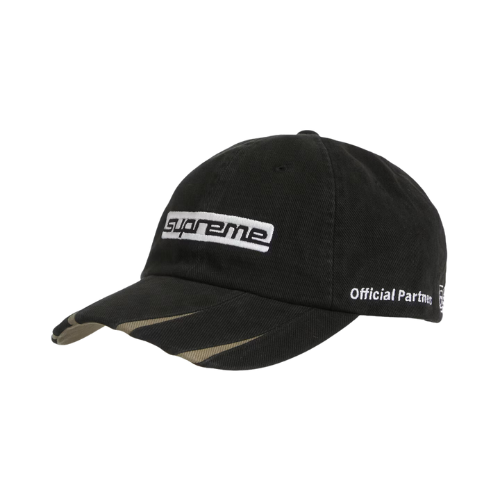 Boné Supreme Jagged Visor 6-Panel Black