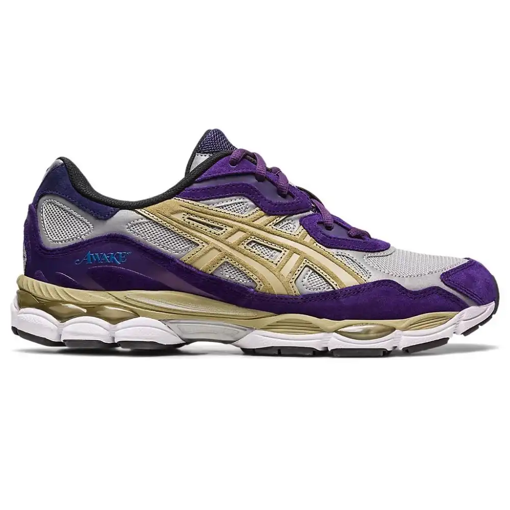 Awake NY x Asics Gel NYC Purple Gold - Droper