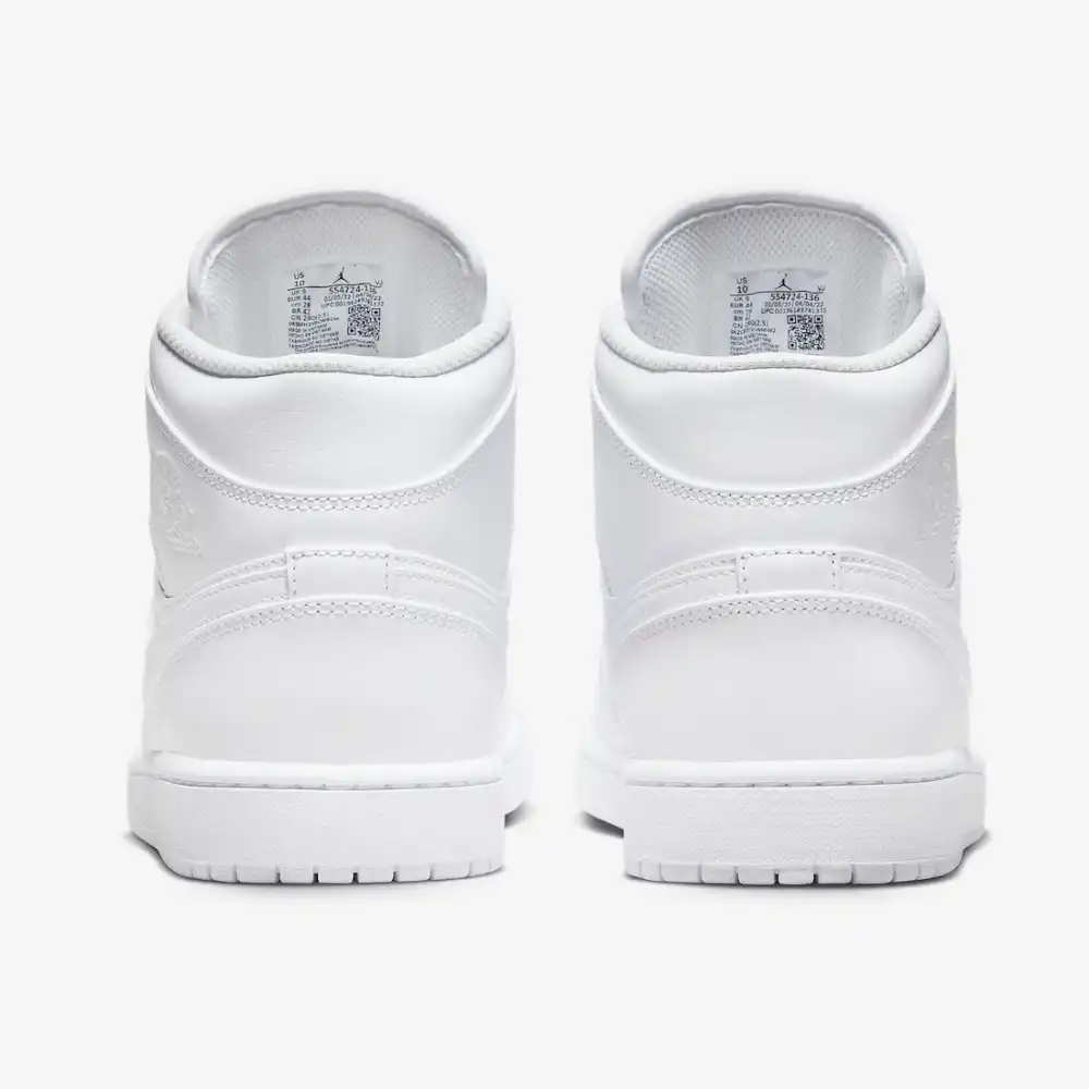 White air store jordan 1 mid