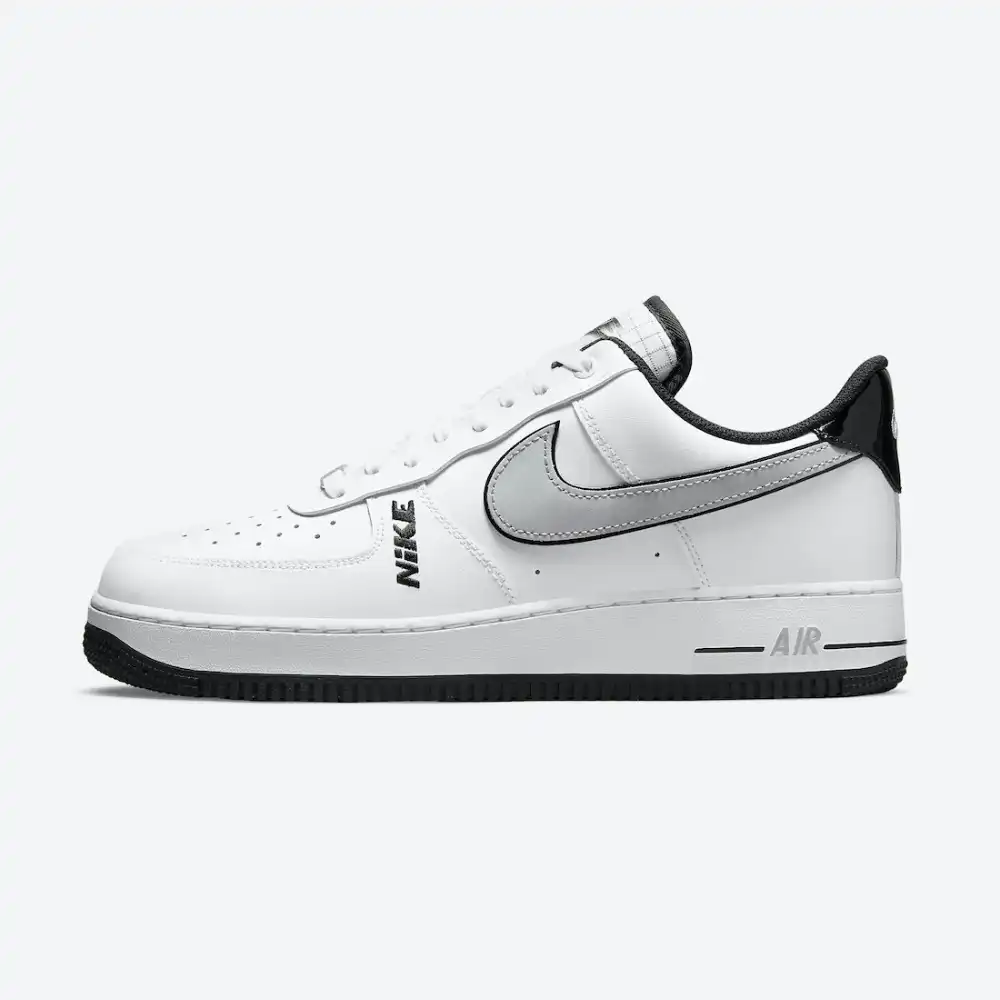 nike air force 1 grey black white