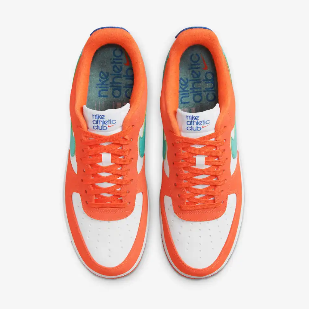 Nike Air Force 1 Low Athletic Club White Orange foto 2