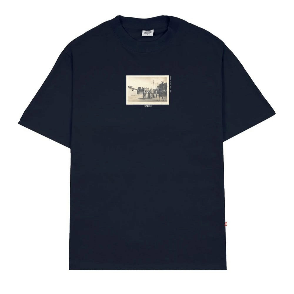 Camiseta Barra Crew Ancestral Marinho - Droper