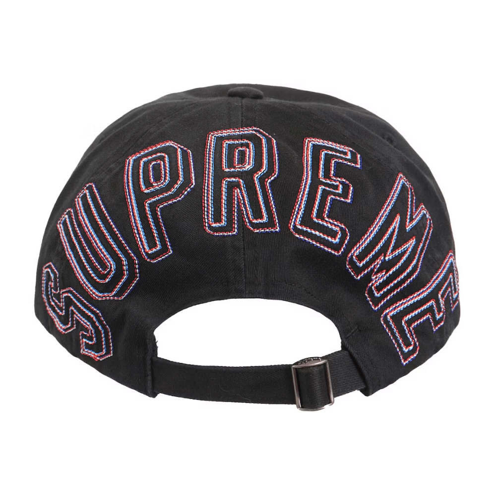 Boné Supreme Back Arc 6-Panel Black foto 1