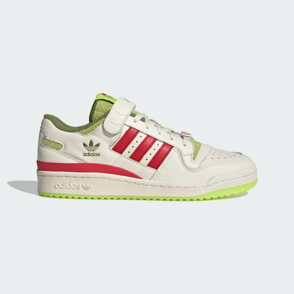 The Grinch x adidas Forum Low Cream White Solar Slime foto 1