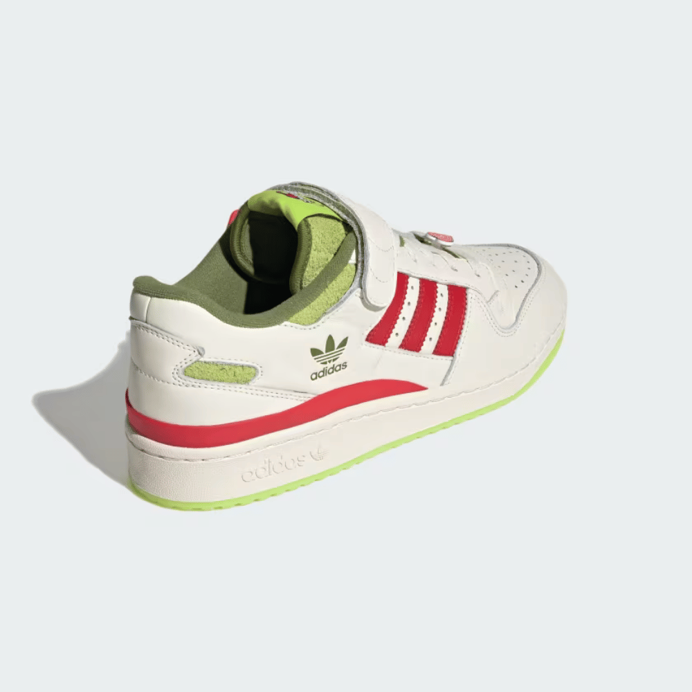 The Grinch x adidas Forum Low Cream White Solar Slime foto 4