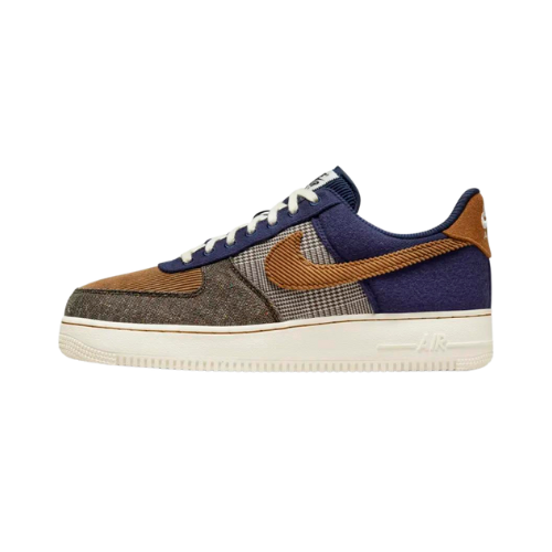 Nike Air Force 1 Low Winter Ale Brown and Midnight Navy