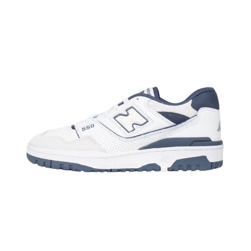 New Balance 550 White Steel Blue
