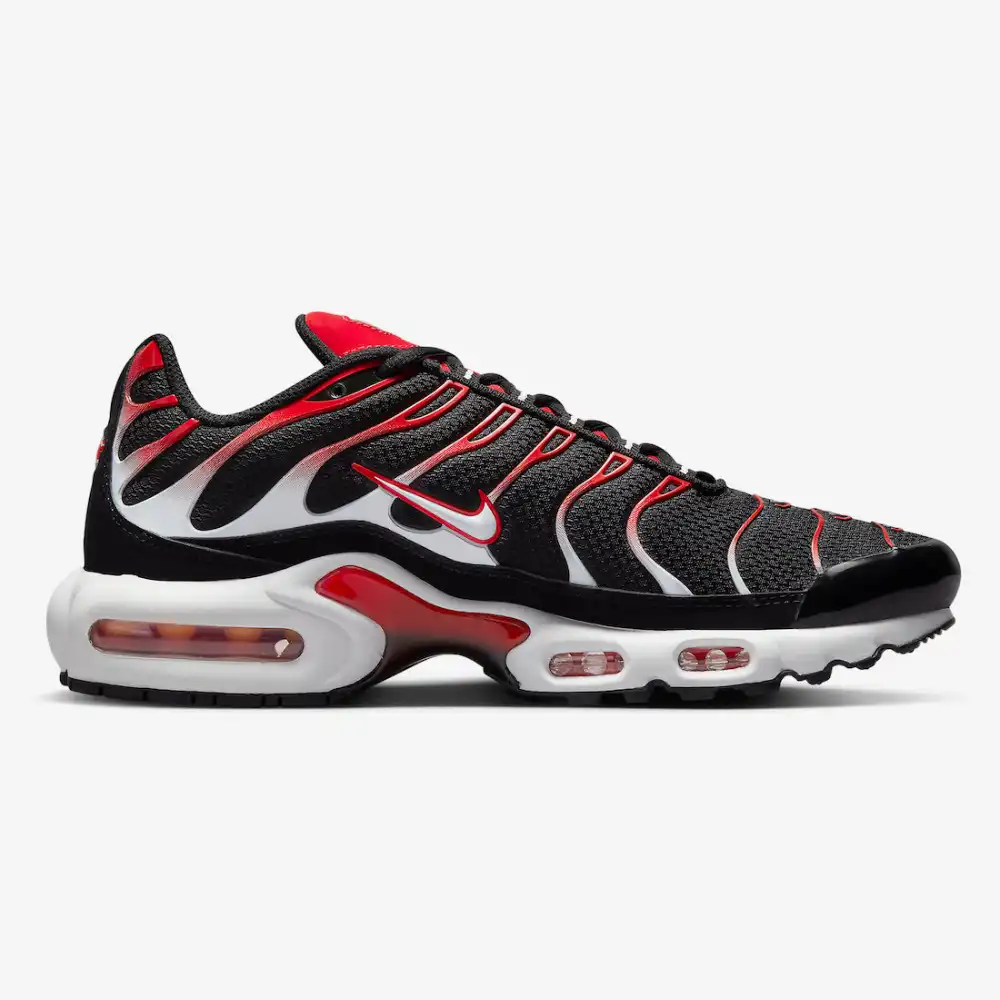 All red nike air max sales plus men's