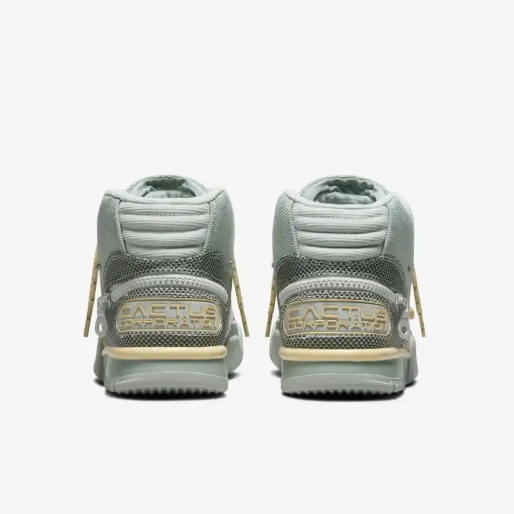 Travis Scott x Nike Air Trainer Grey Haze and Dusty Sage - Droper