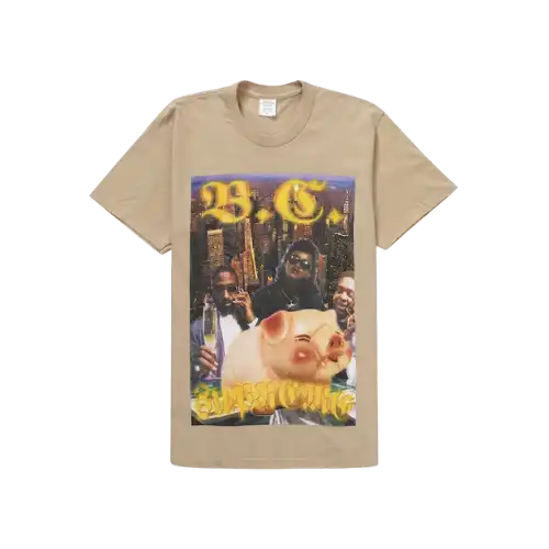 Camiseta Supreme Bernadette Corporation Money Khaki
