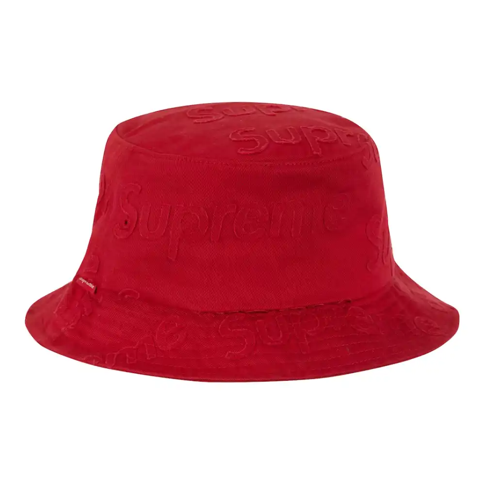 Supreme Lasered Twill Crusher Red - Droper