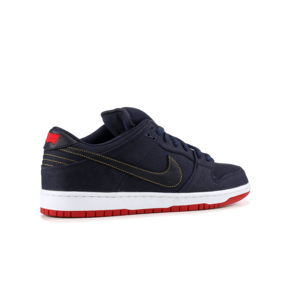 Levis x Nike SB Dunk Low Blue Denim foto 2