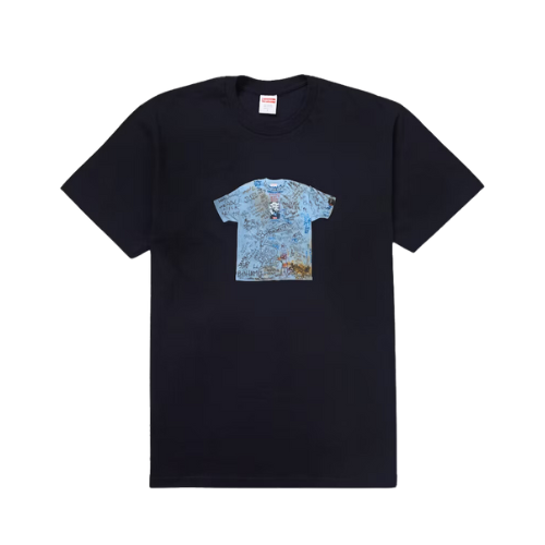 Camiseta Supreme 30th Anniversary First Navy