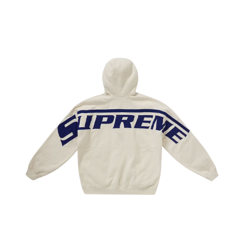 Moletom Supreme Wrapped Half Zip Hooded Stone