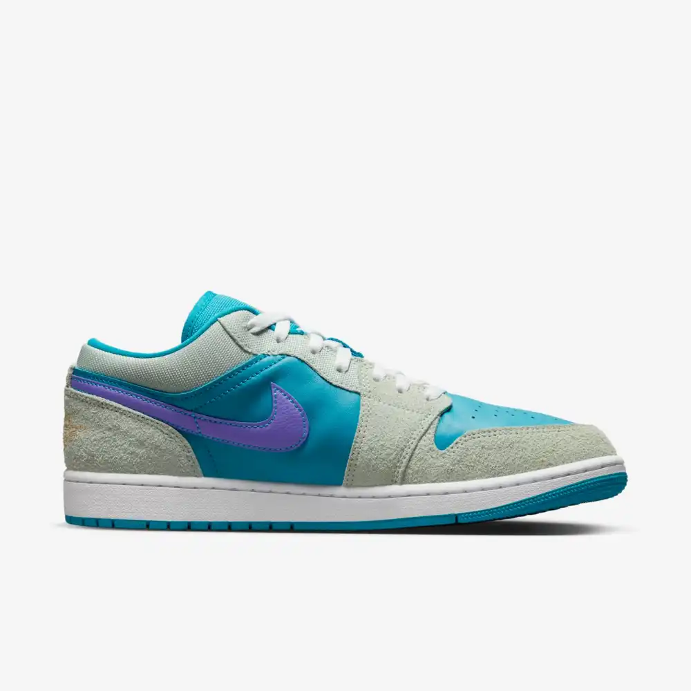 Air Jordan 1 Low SE Grey Blue Purple foto 3