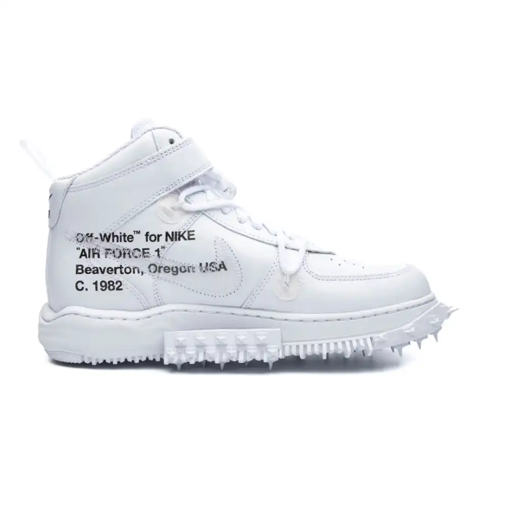 Off-White×NIKE Air Force 1 Mid Graffiti Off-White x Nike Air Force 1 Mid Graffiti White - Droper
