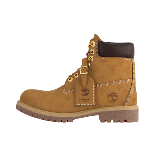 Louis Vuitton x Timberland Bota 6 Inch Ankle Wheat