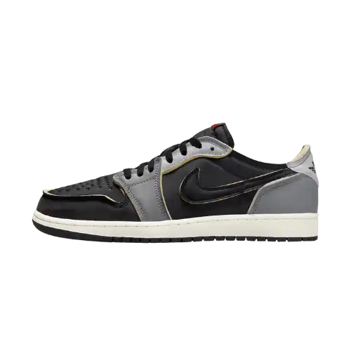 Air Jordan 1 Low OG EX Black and Smoke Grey