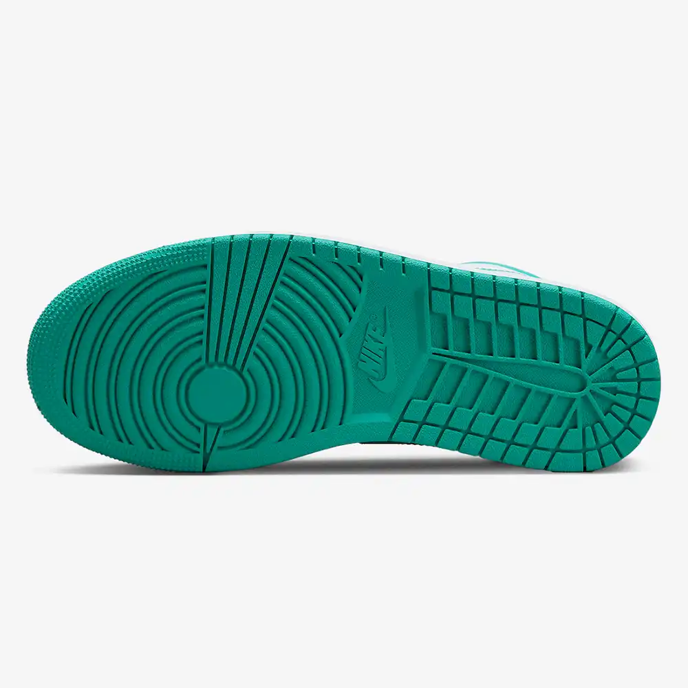 Air Jordan 1 Low White Turquoise Emerald foto 5