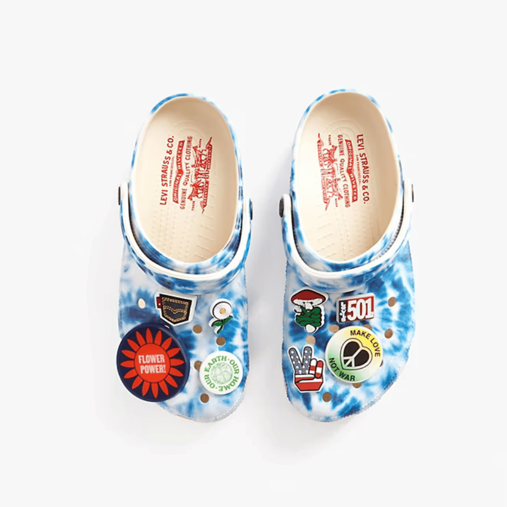 Levi's x Crocs Classic Clogs Tie-Dye - Droper