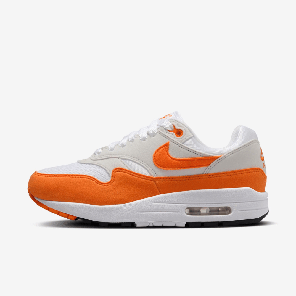 Air max 1 trainers best sale white black total orange jdi