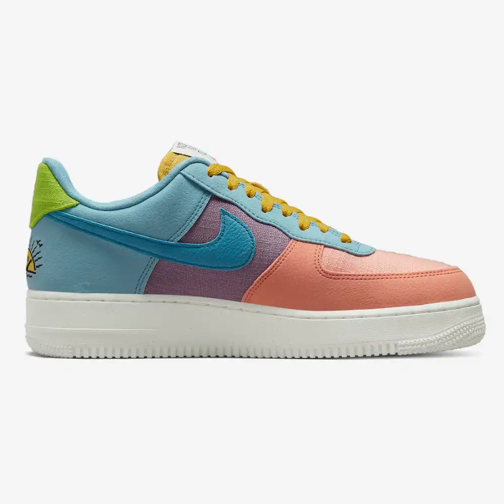 Nike Air Force 1 Low Next Nature Sun Club Sanded Gold Wheat Grass foto 3