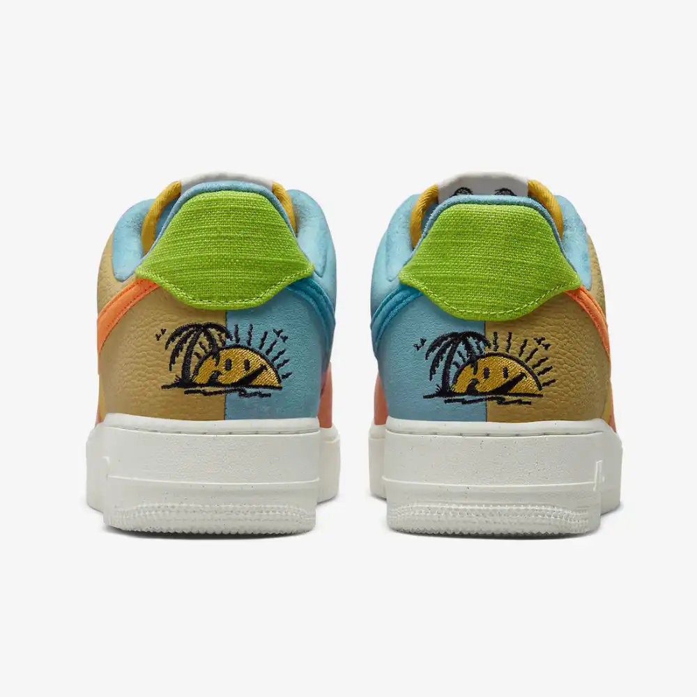 Nike Air Force 1 Low Next Nature Sun Club Sanded Gold Wheat Grass foto 4