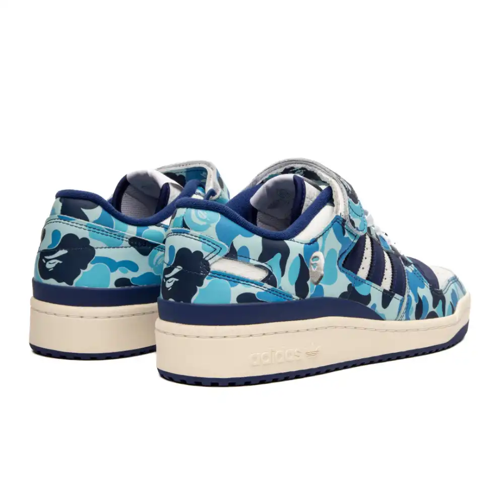 BAPE x adidas Forum 84 Low 30th Anniversary Blue