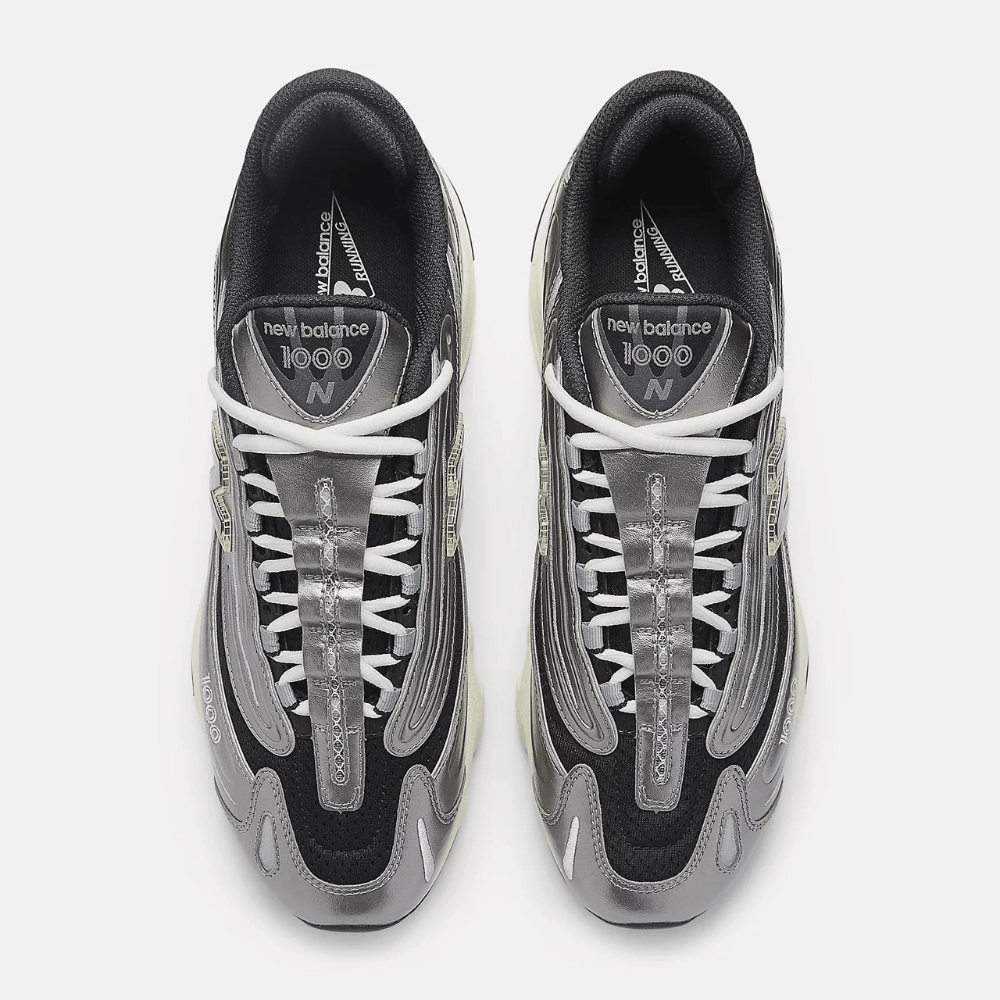 New Balance 1000 Silver Metallic Black - Droper