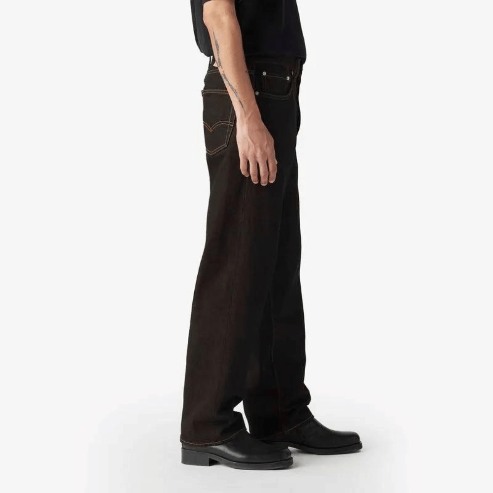 Stussy x Levi's Calça Jeans 568 Stay Loose Preta - Droper