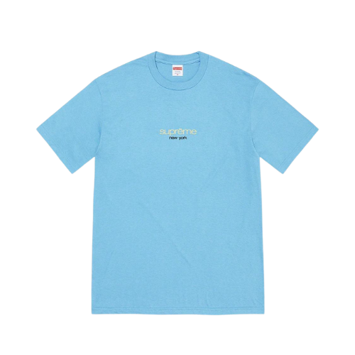 Camiseta Supreme Classic Logo Light Blue