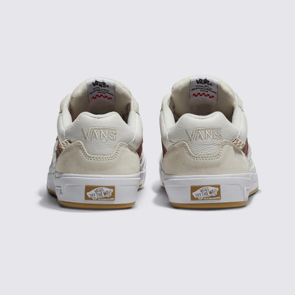 Vans Skate Wayvee Leather Tan White foto 2