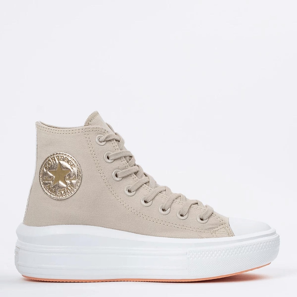 Converse Chuck Taylor All Star Move Hi Authentic Glam Beige foto 1