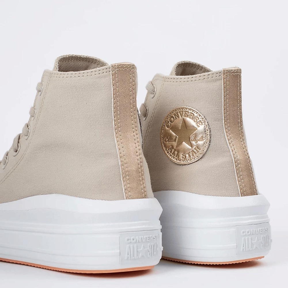 Converse Chuck Taylor All Star Move Hi Authentic Glam Beige foto 2