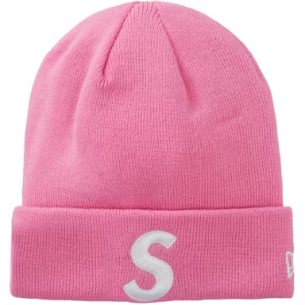 Supreme x New Era Touca S Logo Pink foto 1