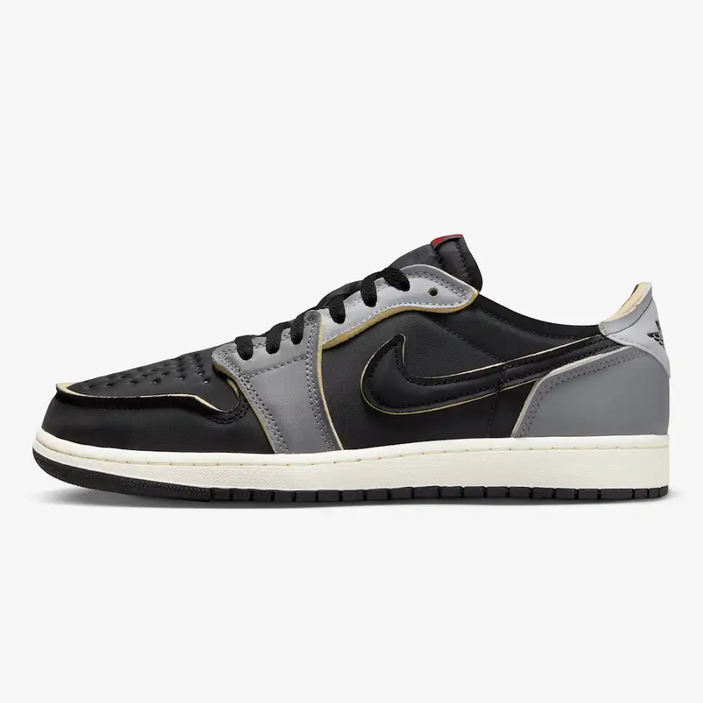 Air Jordan Low Og Ex Black And Smoke Grey