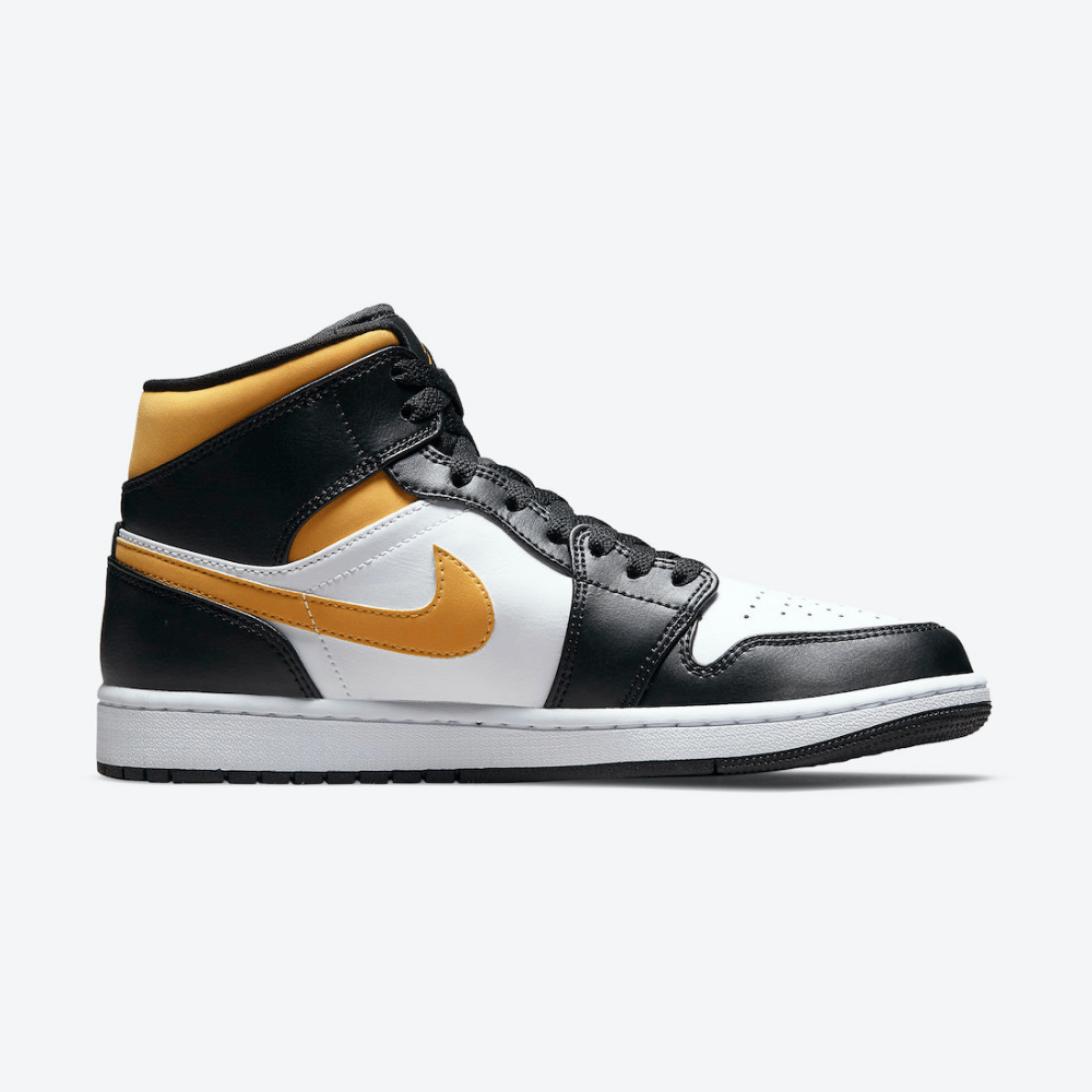 Air Jordan 1 Mid White Pollen Black foto 3