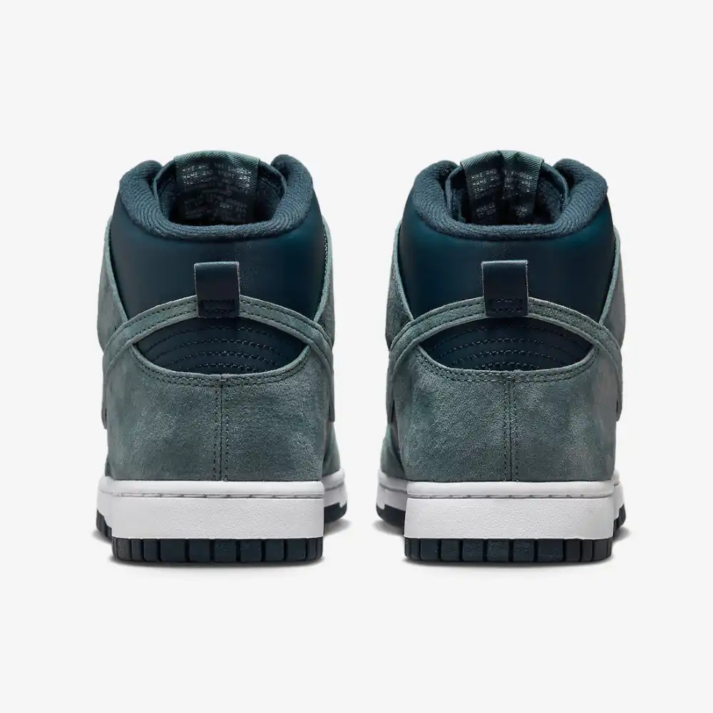 Nike Dunk High Teal Suede foto 4