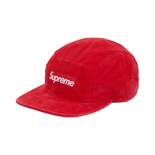 Boné Supreme Enamel Logo 6-Panel Red - Droper