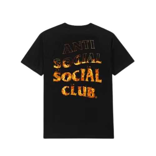 Camiseta Anti Social Social Club A Fire Inside Black