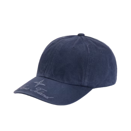 Stone Island x Supreme Boné Denim 6-Panel Navy